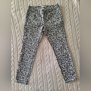 Loft Modern Skinny Jeans Animal Print. Size 2P